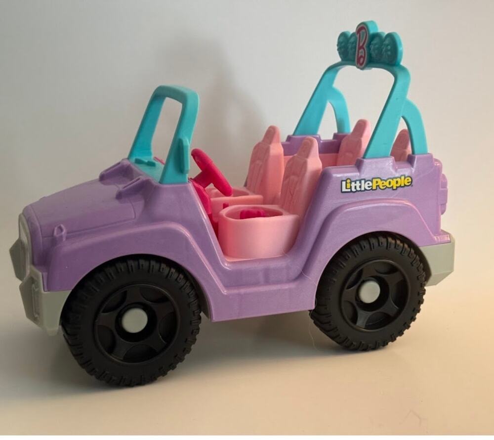 Fisher Price Little People Barbie Purple Jeep